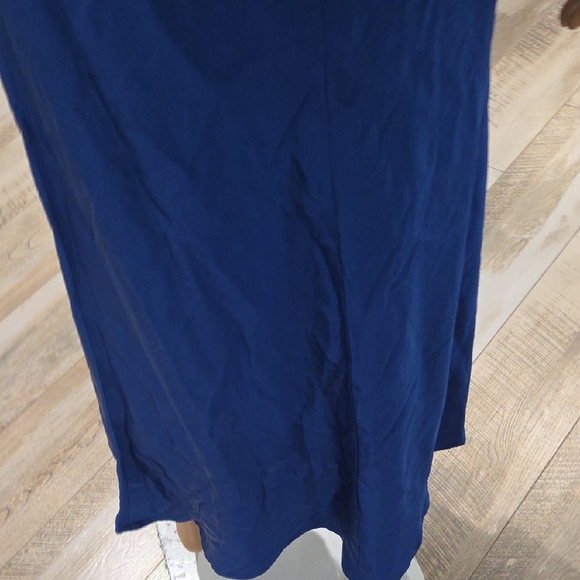 Vintage Royal Blue Maxi Dress - Picture 6 of 10